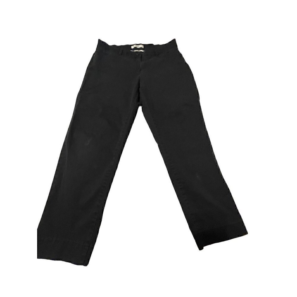 Brax Mary Glamour Navy Blue  Straight Leg Pants Women Size 32